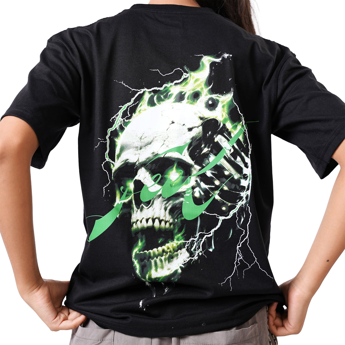 FEEK Skull Oversized Graphic Tee