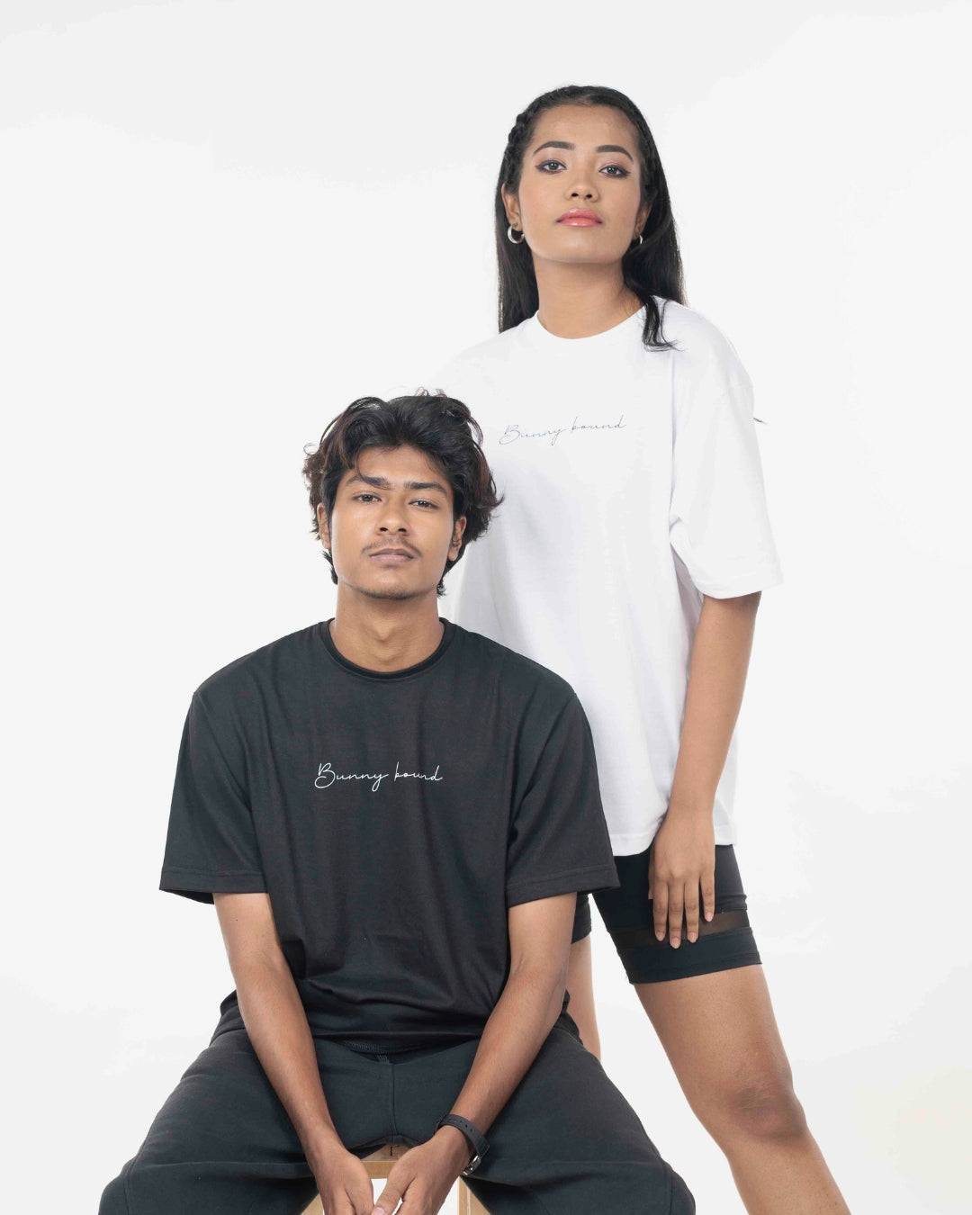 Unisex organic ribbed neck t-shirt