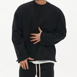 Pullover Round Neck Sweater Loose Men Clothes