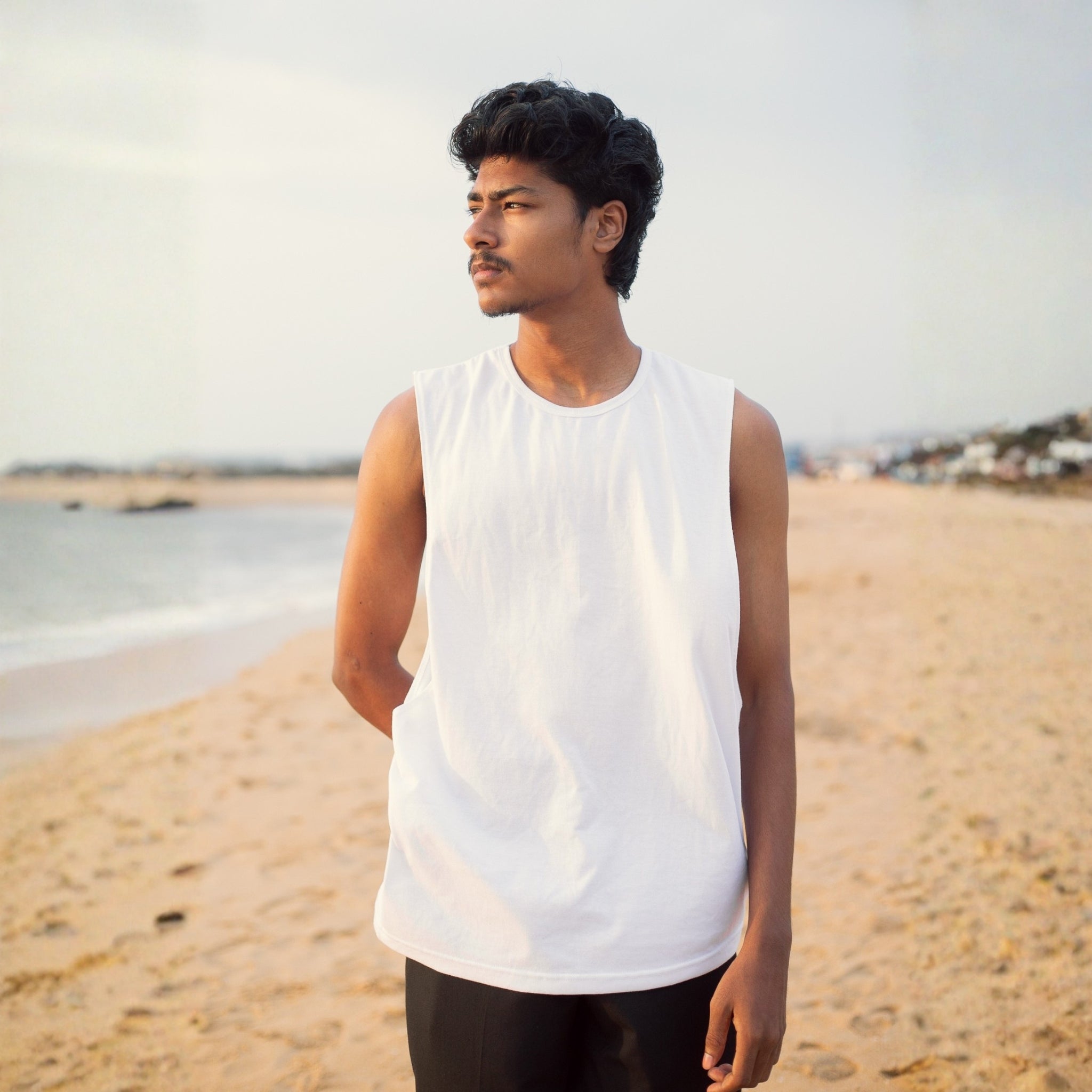 Drop Cut Tank Top