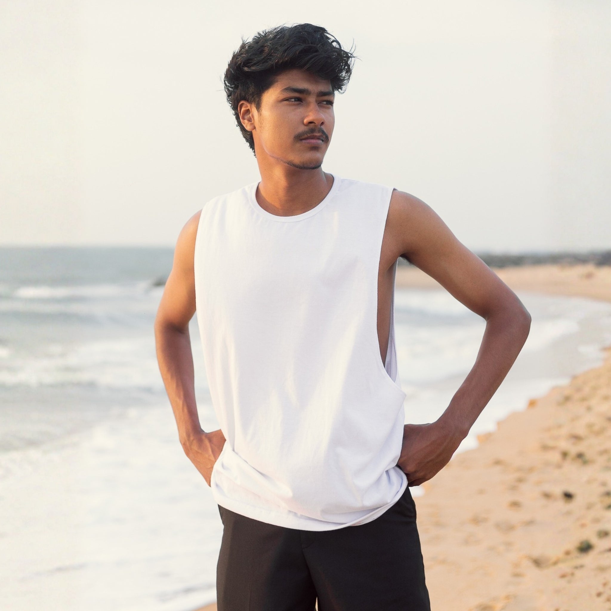 Drop Cut Tank Top