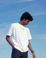 SRI LANKA OVERSIZED WHITE GRAPHIC TEE