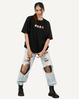PAC MAN GRAPHIC OVERSIZED TEE