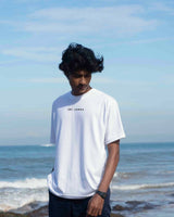 SRI LANKA OVERSIZED WHITE GRAPHIC TEE
